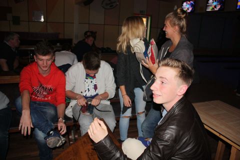 Stimmung beim Bowling